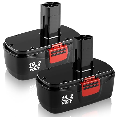 2 Pack Upgrade 4.5AhC3 Replacement Battery Compatible with Craftsman 19.2 Volt Battery DieHard 130279005 315.113753 315.115410 315.11485 1323903 120235021 130235021 11375 11376 Cordless Batteries